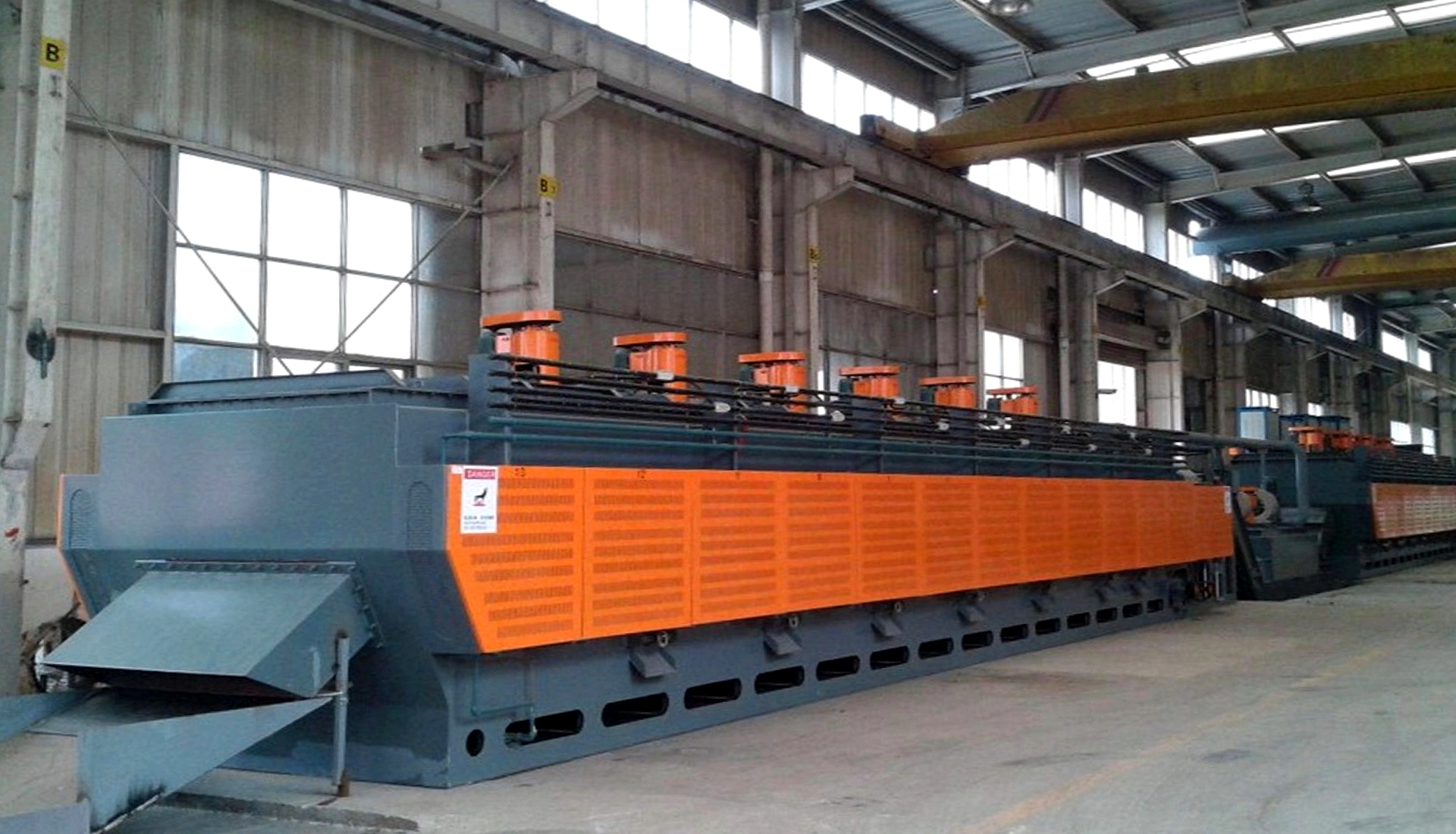 mesh belt heat treatment furnace