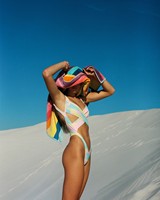 Étiquette personnalisée couleur bonbon taille haute maillot de bain bloc de couleur entrecroisé Triangle Bikini Sexy creux dos nu une pièce maillots de bain