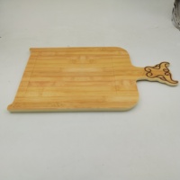 Plateaux de service rectangulaires en bambou mélaminé modernes et écologiques Plateau de service à pizza longue durée pour la maison en plastique
