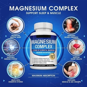 AURA 8 Formas de Magnesio Elemental (1000mg) Cápsulas Suplementos Dietéticos Complejo de Magnesio 12 en 1 Cápsulas de Complejo de Magnesio - Product Image 3
