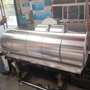 Free Sample Alu Foil 8011 3003 3004 1235 Plain Alloy Aluminium Foil Jumbo Roll Supplier For Food aluminum Foil Container