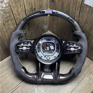 Volant personnalisé YLC en fibre de carbone pour Mercedes-Benz C300 C200 C180 W204 W211W213 W205 W447 E63 Glc S G Class - Product Image 5