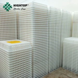 Poultry Plastic broiler chick live transport cage box chicken crate for sale