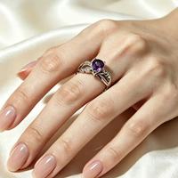 Bagues en laiton plaqué platine, pierres étincelantes élégantes pour les fêtes d'anniversaire, les mariages, les anniversaires de mariage, bijoux de mode, cadeaux