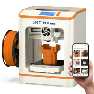 Imprimante 3D Entina Tina2C Mini pour enfants et débutants, contrôle par application WiFi, plus de <span class=keywords><strong>1500</strong></span> modèles, plus de 20 modules DIY, UE - Product Image 1