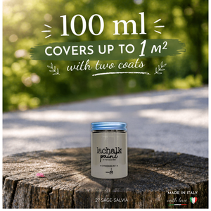 27 SAGE 100 ml LaChalk the evolution of <b>chalk</b> paint Where <b>chalk</b> meets resin: Hybrid <b>Chalk</b> Resin Paint made in Italy - Product Image 2