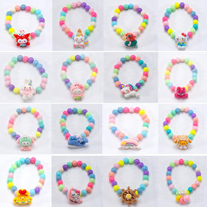 Pulsera Infantil Acrílica Dulce y Encantadora al Estilo Coreano, Joyería para Niños, Regalo al por Mayor, Exquisita - Product Image 2