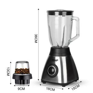 Machine à glace pilée 1,5 L portable pour hôtel et usage domestique, mixeur de fruits et légumes, extracteur de jus électrique en acier inoxydable à 8 lames - Product Image 5