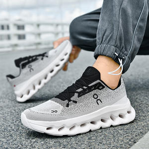 <span class=keywords><strong>Zapatillas</strong></span> Deportivas de Punto con Cordones y Logotipo Personalizado al por Mayor de Fábrica Oneslon, <span class=keywords><strong>Zapatillas</strong></span> Casuales para Hombre - Product Image 6