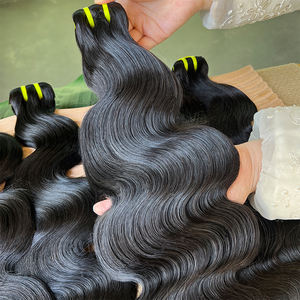 批发生越南编织束角质层对齐生处女未加工人发体波束 - Product Image 5