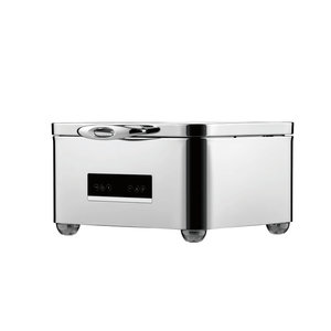 Chauffe-plat électrique Sunnex 110V rond en acier inoxydable pour traiteur, mariage, fête, banquet - Product Image 3