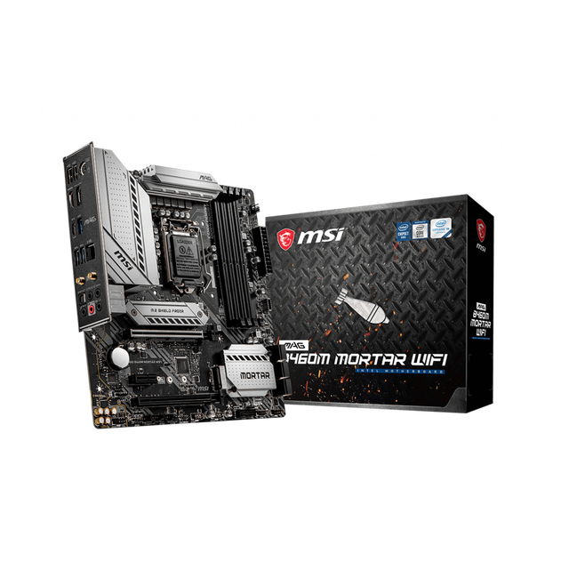 Brand New MSI B460M MORTAR WIFI LGA1200 Socket for Gaming Desktop Z490 Motherboard Support 10th Gen CPU