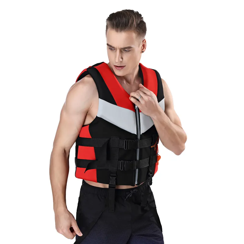 Đơn Giản Và Thực Tế Cuộc Sống Áo Khoác Người Lớn Và Trẻ Em New Neoprene Cuộc Sống Áo Khoác Vest Dây Kéo