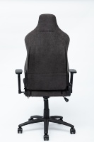 Chaise de bureau gaming exécutive en cuir, ergonomique, dossier haut, accoudoirs 3D réglables, pivotante, inclinable, minimaliste en acier inoxydable