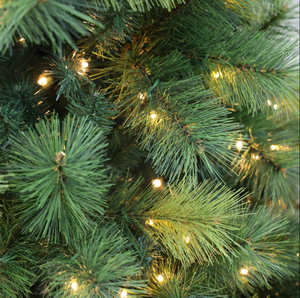 <span class=keywords><strong>Sapin</strong></span> de Noël Artificiel 2,3 m Pré-éclairé Lumières Incandescentes Blanc Chaud 500-1000 <span class=keywords><strong>LED</strong></span>, Épinette Bleue Réaliste et Dense pour la Maison - Product Image 3