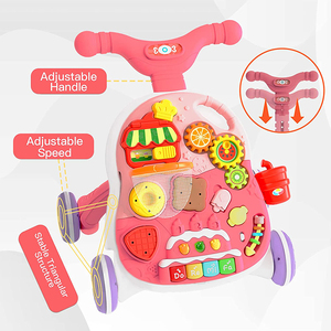 Prix <span class=keywords><strong>de</strong></span> gros 2 en 1 bébé poussette marcheur jouets nouveau style bébé pousser activité d'apprentissage marcheur assistant meilleure qualité - Product Image 3