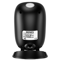 HENEX 1D 2D Datamatrix USB RS232, pembaca kode batang kabel harga Supermarket pemindai kode batang Desktop