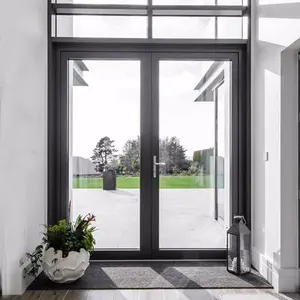 Estilo exterior seguridad puerta de acero diseño moderno puerta a prueba de balas mejor precio puerta de seguridad de acero marcos de puertas de aluminio