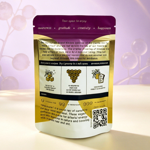 Custom Logo Light Proof Food Grade Health Snack Packaging <b>Bag</b> Luxury Matte Dietary Candy Stand Up Pouch - Product Image 3