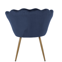 Fauteuil Coquille de Loisirs en Velours YIBO – Mobilier de Salon Moderne en Gros