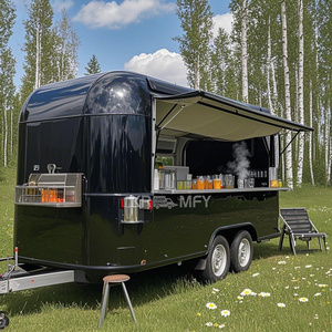 Remorque alimentaire entièrement équipée, mobile, rapide, en acier inoxydable, homologuée CE 2025, OEM - Product Image 3