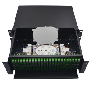 Staal SC Glasvezel Verbindingsdoos 288-poorts Lade-type Patchpaneel, Koudgewalst Staal ODF voor 19 inch Rack - Product Image 1