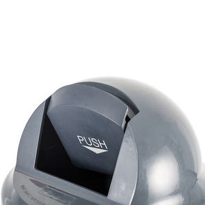 Plastic Round Outdoor Waste <b>Bin</b> 80L With Sorting Feature For Outdoor Use - Product Image 2