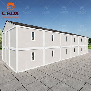 บ้านคอนเทนเนอร์เคลื่อนที่แบบถอดประกอบได้ Cbox ขนาด 20 ฟุต 40 ฟุต สำหรับใช้เป็นวิลล่า โรงแรม สำนักงาน บ้านสำเร็จรูป ห้องน้ำ โรงพยาบาล สำนักงาน - Product Image 2