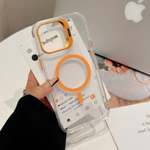 <span class=keywords><strong>เคส</strong></span>โทรศัพท์มือถือดูดซับแรงกระแทกแม่เหล็กโปร่งใสสำหรับ itel A60 <span class=keywords><strong>A70</strong></span> A05S A04 - Product Image 2