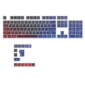 Juego de teclas de neón antiniebla mágicas transfronterizas con stock al por mayor, teclas transparentes pequeñas completas de 119 piezas, Teclado mecánico Original de 7 colores - Product Image 5