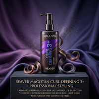 Crème Coiffante Sans Rinçage BEAVER pour Cheveux Bouclés – Fixation Moyenne, Anti-Frisottis & Hydratation Intense – Vente en Gros