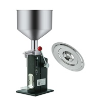 Machine de remplissage manuelle pour yaourt, machine pour remplir des bouteilles d'huile avec de l'huile d'olive, de la pâte de haricots chili, machine de remplissage de tubes de gloss à lèvres