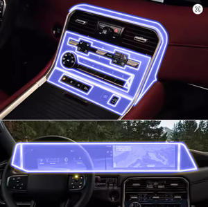 Film <span class=keywords><strong>de</strong></span> protection intérieur en TPU pré-découpé pour Nissan Patrol Armada 2025 LHD RHD, pour panneau <span class=keywords><strong>de</strong></span> navigation automobile, console centrale et couvercle - Product Image 2