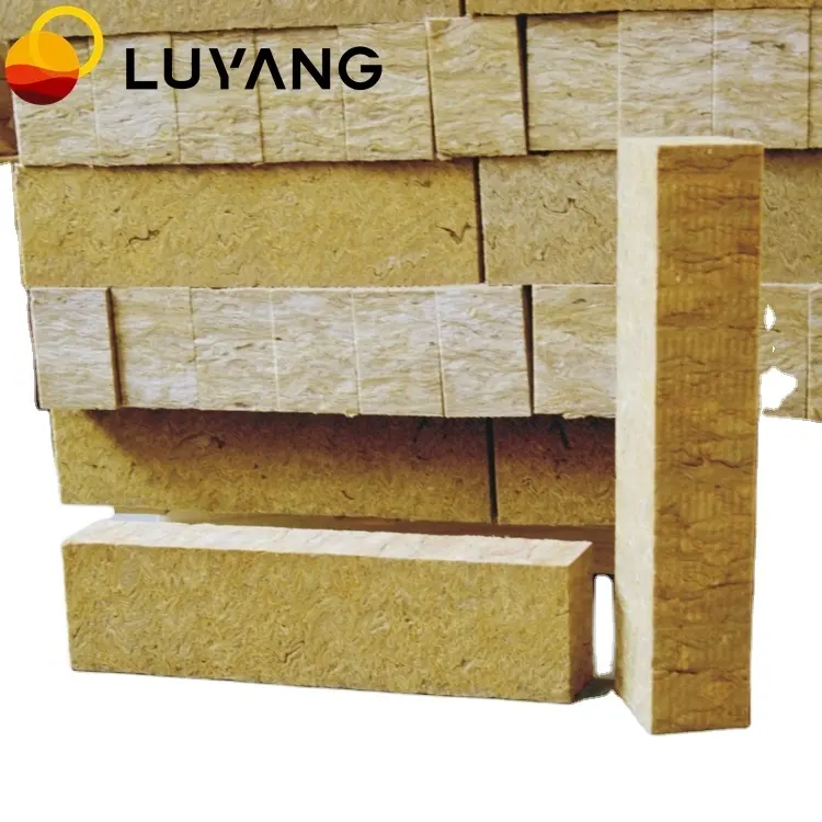 Luyang Bstwool Brandwerende Isolatie Basalt 80Kg/M3 Rockwoo Isolatie Panel Hittebestendige Waterdichte Rock Wol Boord