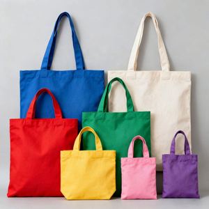 High Quality Women Fashion <b>Large</b> Capacity Thick Cotton Shopping Shoulder <b>Canvas</b> Tote <b>Bags</b> - Product Image 2