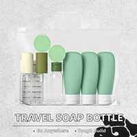 Récipient de voyage en plastique cosmétique 30ml/60ml/100ml bouteille de mousse de savon vide bouchon à vis pour lotion shampooing sérum de soin de la peau