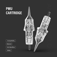 Pistolet de tatouage jetable de cartouche d'aiguille de tatouage de qualité supérieure de marque privée PMU pour le maquillage permanent