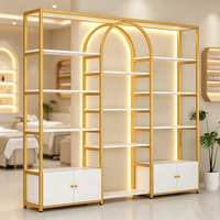 Étagère de présentation cosmétique pour salon de beauté, mobilier de salon de coiffure, mannequin pour présentoir de perruques