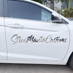 สติกเกอร์ติดรถยนต์แบบไดคัทกันน้ำ พิมพ์ลายโลโก้ตามสั่ง ตัวอักษรติดกระจกรถยนต์ ดีไซน์สติกเกอร์ไวนิลติดกันชนรถยนต์ตามสั่ง - Product Image 5