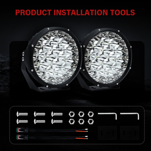 Universele 9 Inch Koplamp 12V Ronde Laser Spot Pod Licht Offroad 4X4 Truck Super Heldere Strobe Led Mistrijlicht Voor Auto - Product Image 6