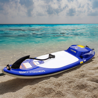 Sortie d'usine Nouveau style Hison Planche de surf motorisée à propulsion à jet à essence minimaliste en fibre de verre Moteur Meilleur prix Jetsurf