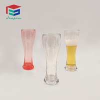 Verres à bière incassables Verre à bière 640 ml 21 oz SAN PC Titan Plastique Épais Verre à bière géant