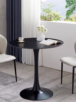 Petite table à thé moderne et luxueuse en ardoise, ensemble de chaises de salle à manger pour la réception d'un hôtel, café ou balcon pour la boutique de thé au lait