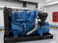 Groupes électrogènes diesel à châssis ouvert Yuchai de 100 ou 200 kW