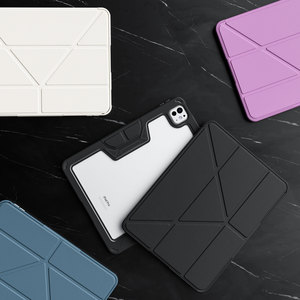 Kenke nuevo Origami Y Fold a prueba de golpes TPU funda protectora derecha portalápices Auto Sleep Wake iPad funda para iPad 10th 10,9 pulgadas - Product Image 6