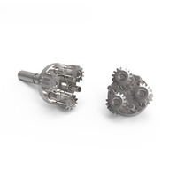 Mini moteur pas à pas à engrenages de 3,4 mm avec vis mère et engrenage à vis sans fin, micro-moteur DC à vitesse réglable pour solutions d'automatisation personnalisées