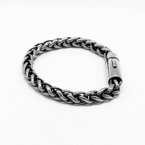 yunnique Unisex <b>Titanium</b> Steel <b>Chain</b> Bracelet GZY-BB1 Geometric Design Gift Jewelry - Product Image 5