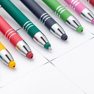 Cheap Metal Spray Stylus Screen Metal Ballpoint <b>Pen</b> With Aluminum Rod Engraving Custom Logo for Phone <b>Tablet</b> Handwriting - Product Image 5