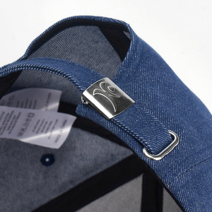 หมวกเบสบอลทรง 6 แผง ผ้าฝ้ายปักตัวอักษร C ปรับขนาดได้ สไตล์ลำลองสำหรับฤดูร้อน เหมาะสำหรับทุกเพศทุกวัย  ทรง Dad Hat ปีกโค้ง - Product Image 4