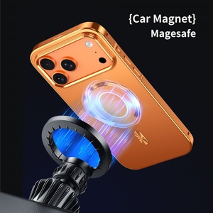 Coques de téléphone portable magnétiques personnalisées avec panneau arrière mat pour iPhone 18 17 15 16 Pro Max 17 Air, cadre en métal aluminium, protection antichoc - Product Image 4